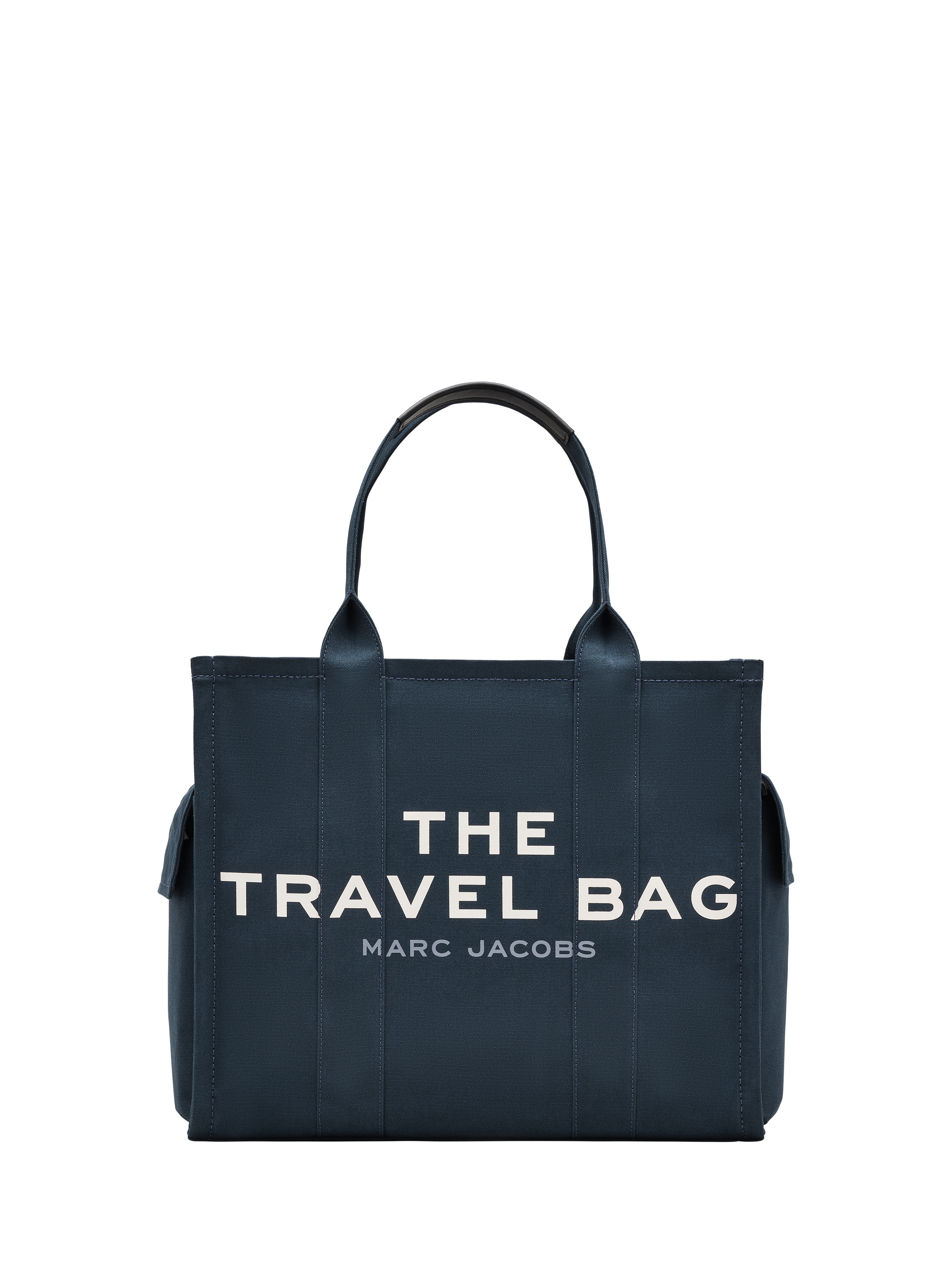 Product image 1 of 7, which shows Marc Jacobs Canvas The Travel Tote Bag, Blue Sea