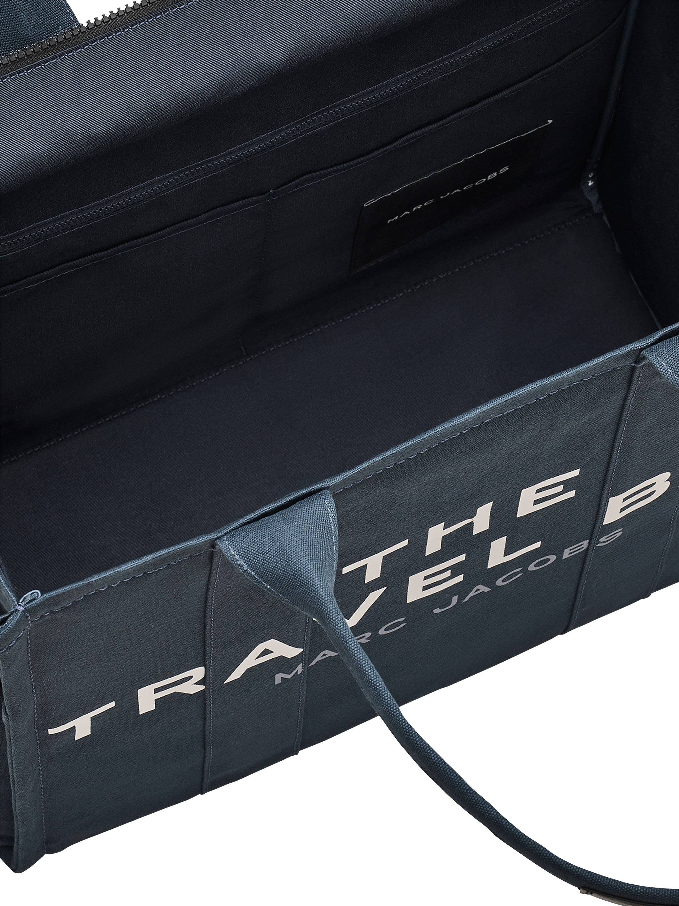 Product image 5 of 7, which shows Marc Jacobs Canvas The Travel Tote Bag, Blue Sea