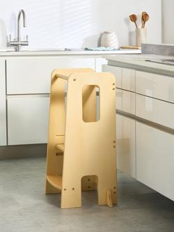 Tutti Bambini Helping Hands Montessori Toddler Learning Tower, Natural - view 2, Natural