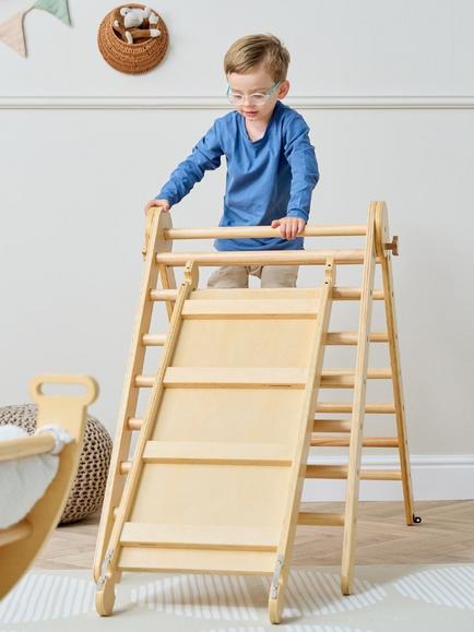 Tutti Bambini Scala Montessori Pikler Climbing Set, Natural - view 2, Natural