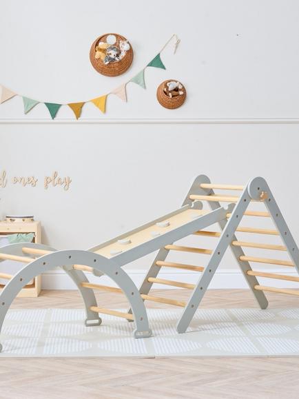 Tutti Bambini Scala Montessori Pikler Climbing Set, Mushroom, Mushroom
