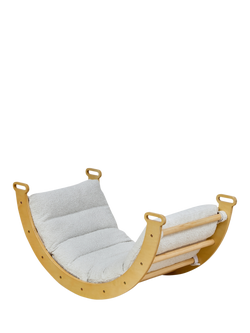 Tutti Bambini Scala Montessori Pikler Rocking Frame Cushion, Natural - view 2, Natural