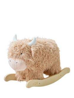 Tutti Bambini Douglas Highland Cow Rocker, Natural