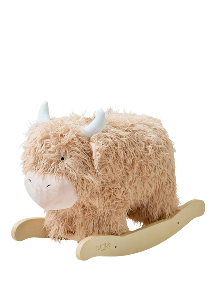 Tutti Bambini Douglas Highland Cow Rocker, Natural