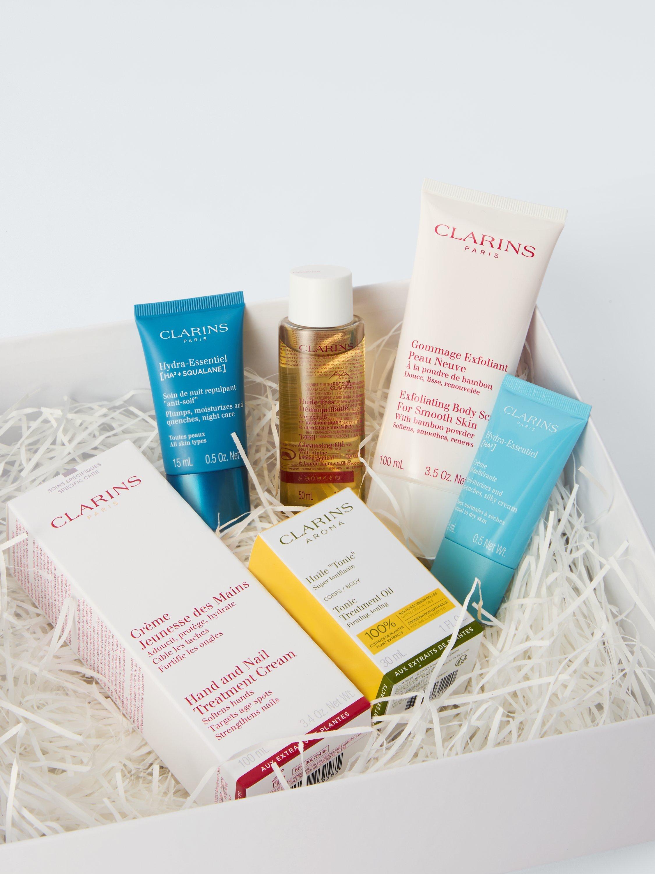 Product image 4 of 5, which shows John Lewis x Clarins Beauty Favourites Gift Set