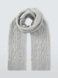 John Lewis Cable Knit Wool Blend Scarf