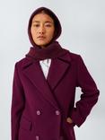 John Lewis Wool Blend Hood Scarf