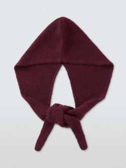 John Lewis Wool Blend Hood Scarf - view 2, Fig