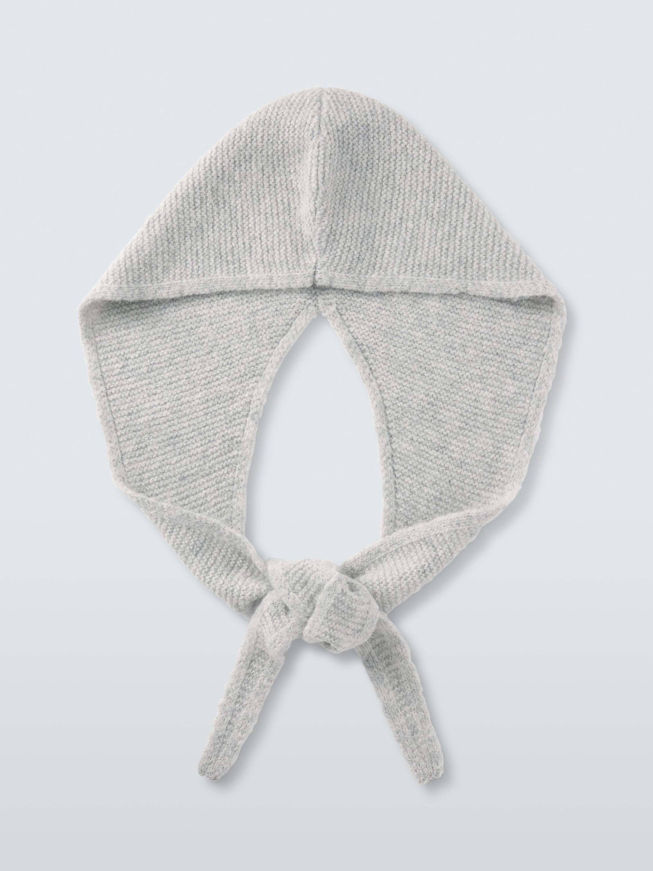 Product image 2 of 5, which shows John Lewis Wool Blend Hood Scarf, Grey
