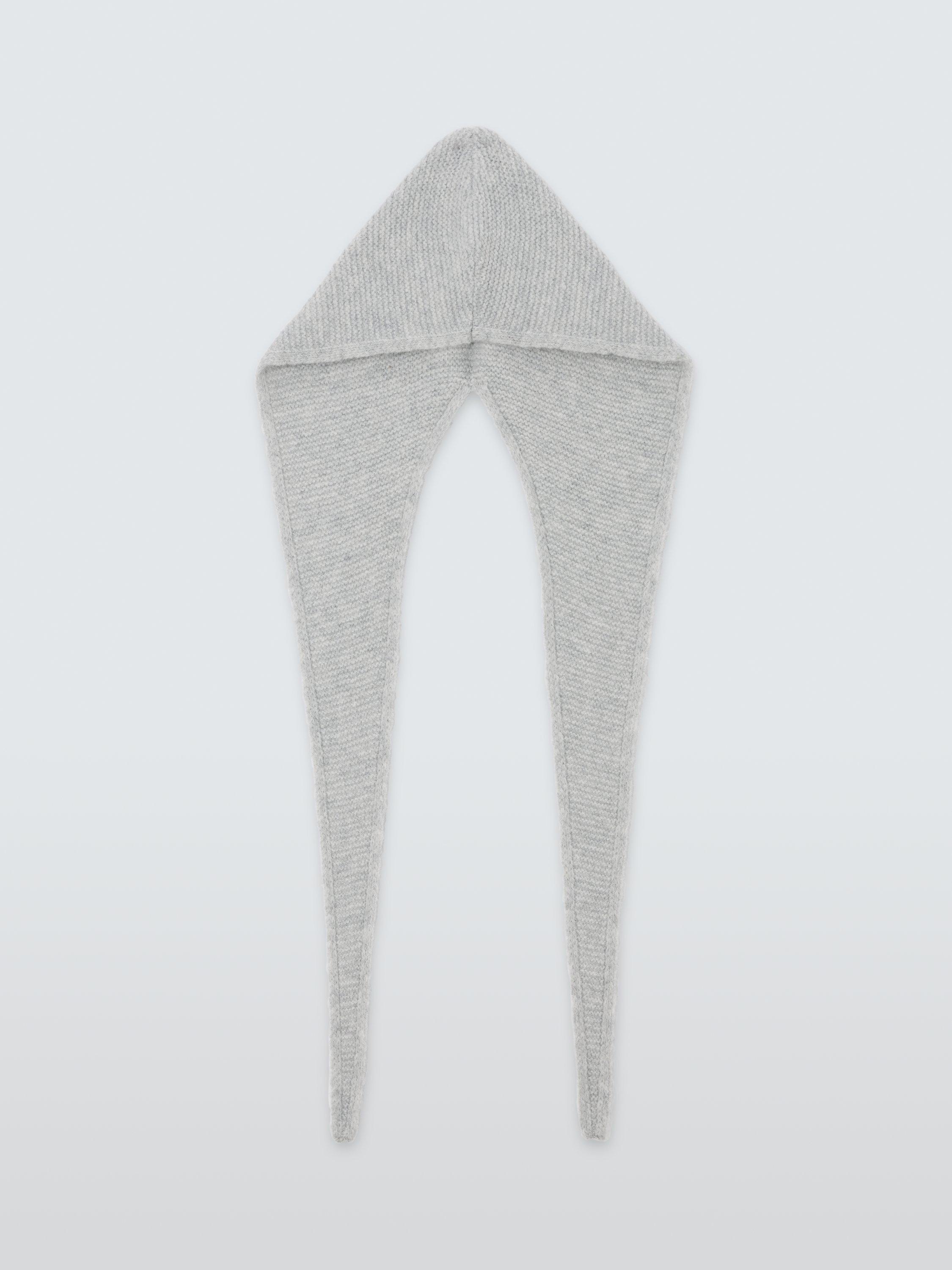 Product image 4 of 5, which shows John Lewis Wool Blend Hood Scarf, Grey