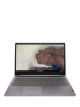 Lenovo IdeaPad 3 Chromebook Laptop, Intel Pentium Silver Processor, 8GB RAM, 128GB eMMC, 15.6" Full HD, Artic Grey