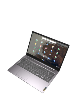 Lenovo IdeaPad 3 Chromebook Laptop, Intel Pentium Silver Processor, 8GB RAM, 128GB eMMC, 15.6" Full HD, Artic Grey - view 2, Artic Grey