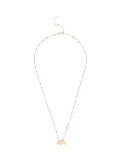 Coach Mixed Signet Rondelle Pedant, Twotone - view 2, Twotone