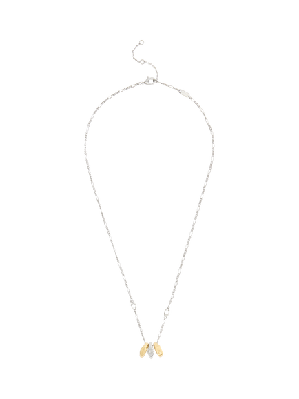 Coach Mixed Signet Rondelle Pedant, Twotone - view 2, Twotone