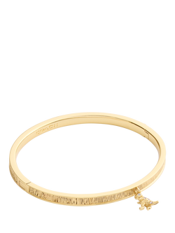 Coach Rexy Dino Charm Hinged Bangle, Gold, Gold