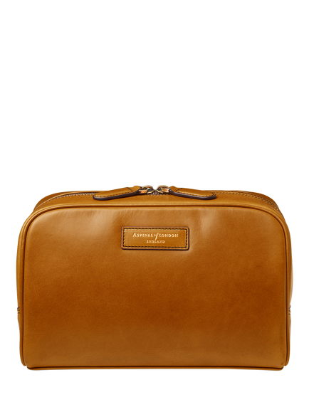 Aspinal of London Leather Cosmetic Case, Chestnut, Chestnut