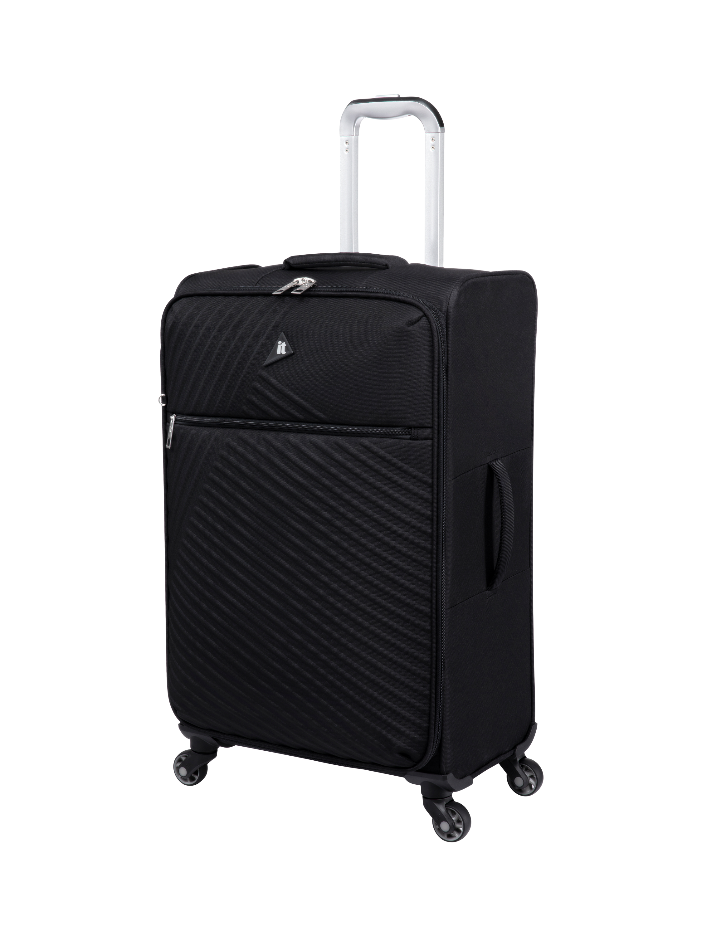 it luggage Decisive 4-Wheel 68cm Medium Suitcase, 60L, Black