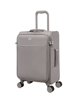 it luggage Lustrous Luxe 4-Wheel 55cm Expandable Cabin Case, 44L, Moon Rock