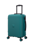 it luggage Pleating 8-Wheel 54.5cm Expandable Cabin Case, 53L, Teal Green