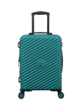 it luggage Pleating 8-Wheel 54.5cm Expandable Cabin Case, 53L, Teal Green