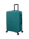 it luggage Pleating 4-Wheel 69.5cm Expandable Medium Suitcase, 107L, Teal Green