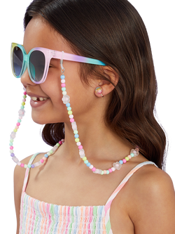 Angels by Accessorize Kids' Ombre Cat's Eye Sunglasses, Chain & Case Set - view 2, Ombre
