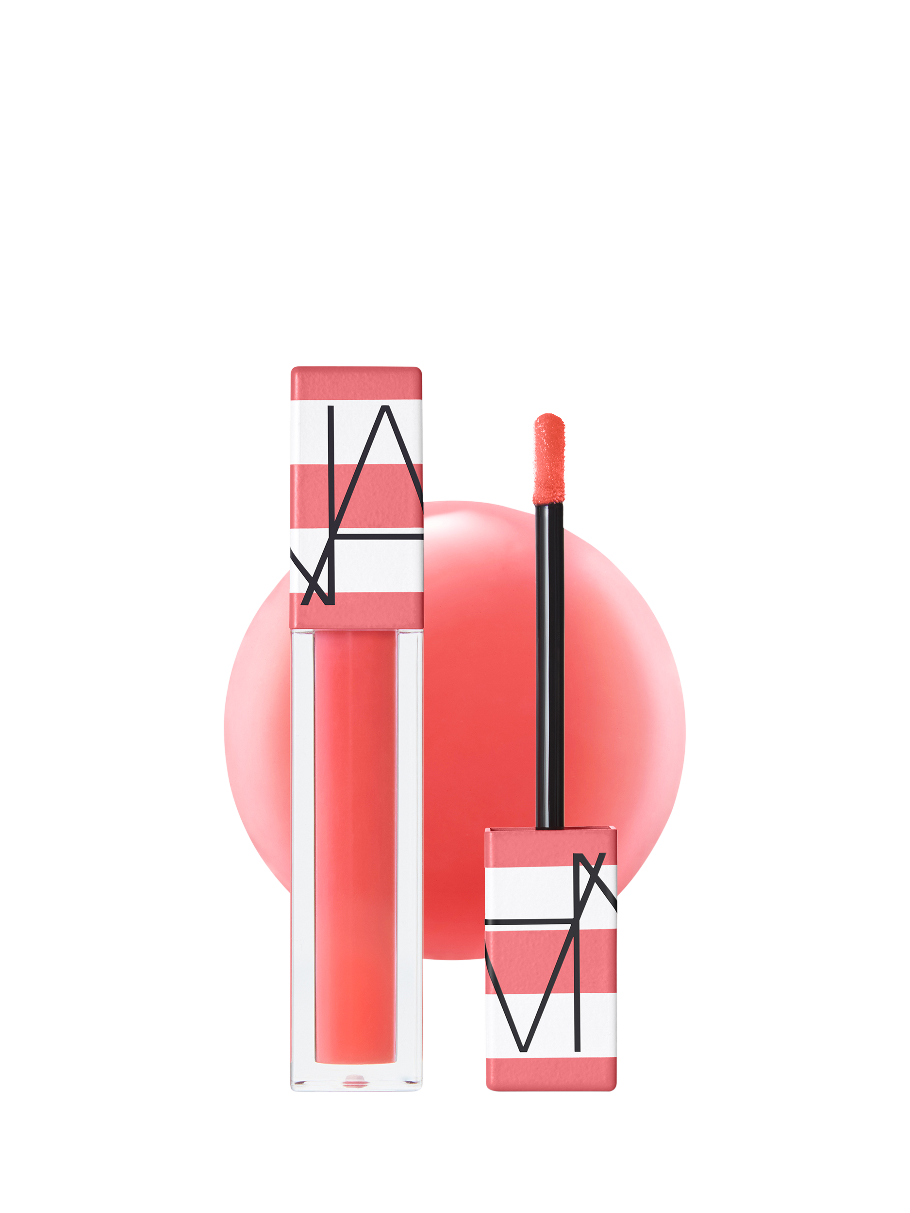Product image 1 of 9, which shows NARS Limited Edition Hot Escape Afterglow Lip Oil, High Life