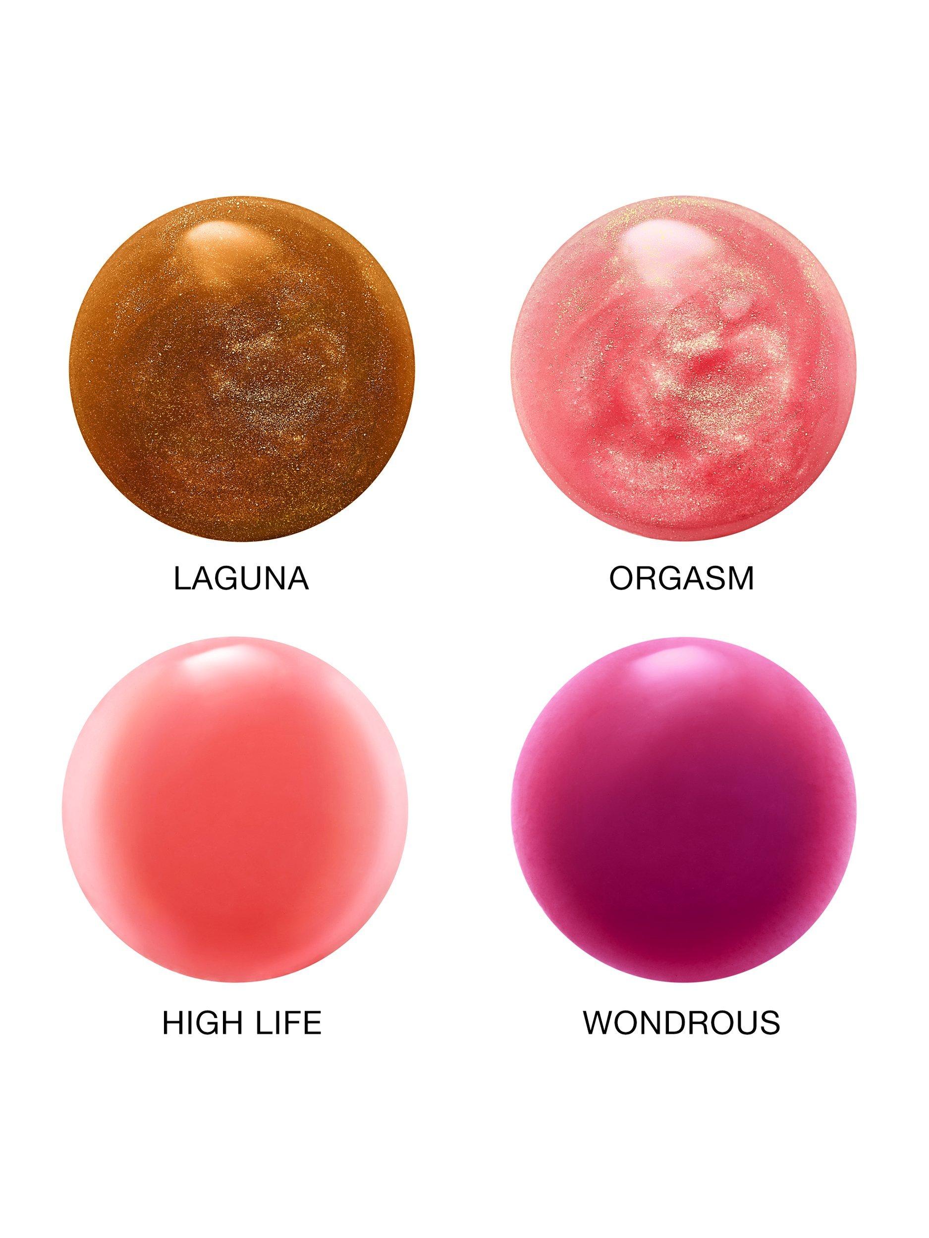Product image 3 of 9, which shows NARS Limited Edition Hot Escape Afterglow Lip Oil, Orgasm