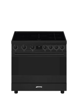 Smeg Classic C9IMN2 Freestanding Induction Hob Cooker, Black