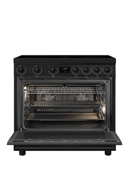 Smeg Classic C9IMN2 Freestanding Induction Hob Cooker - view 2, Black
