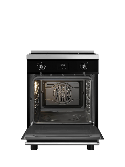 Smeg Concert C6IPBLT2 Freestanding Induction Hob Cooker - view 2, Black