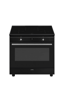 Smeg Concert CX91IMBL Freestanding Induction Hob Cooker, Black