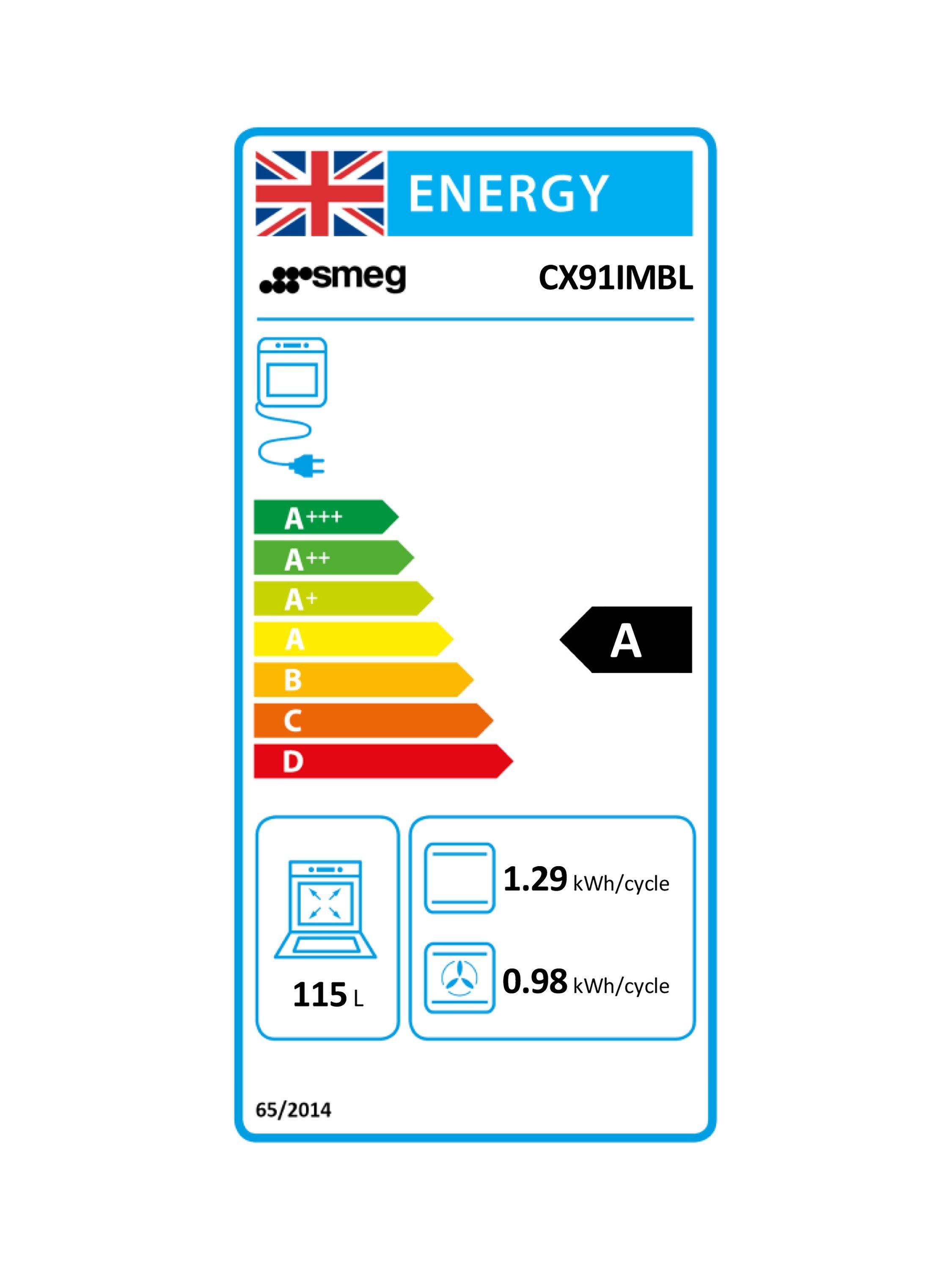 This item is rated A for energy efficiency on a scale from A+++ (most efficient) to D (least efficient).