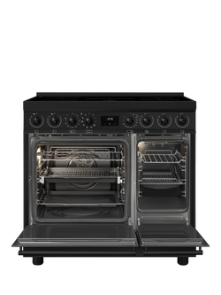 Smeg Symphony C92IPN2 Freestanding Induction Hob Cooker - view 2, Black