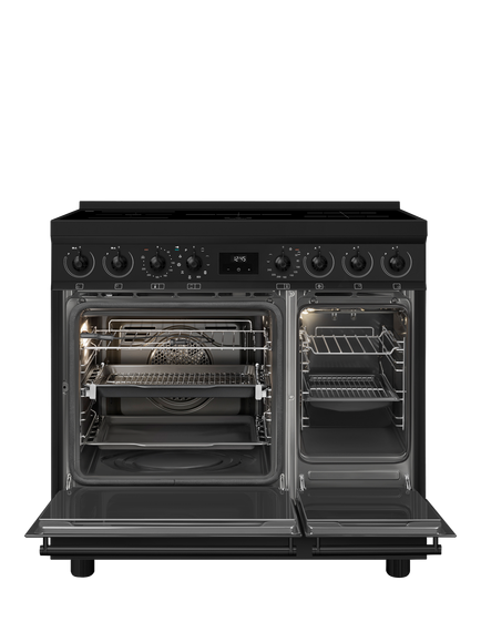 Smeg Symphony C92IPN2 Freestanding Induction Hob Cooker - view 2, Black