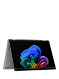 HP OmniBook X Flip 16 Convertible Laptop, AMD Ryzen AI 7 Processor, 24GB RAM, 1TB SSD, 16” 3K Touchscreen, Meteor Silver
