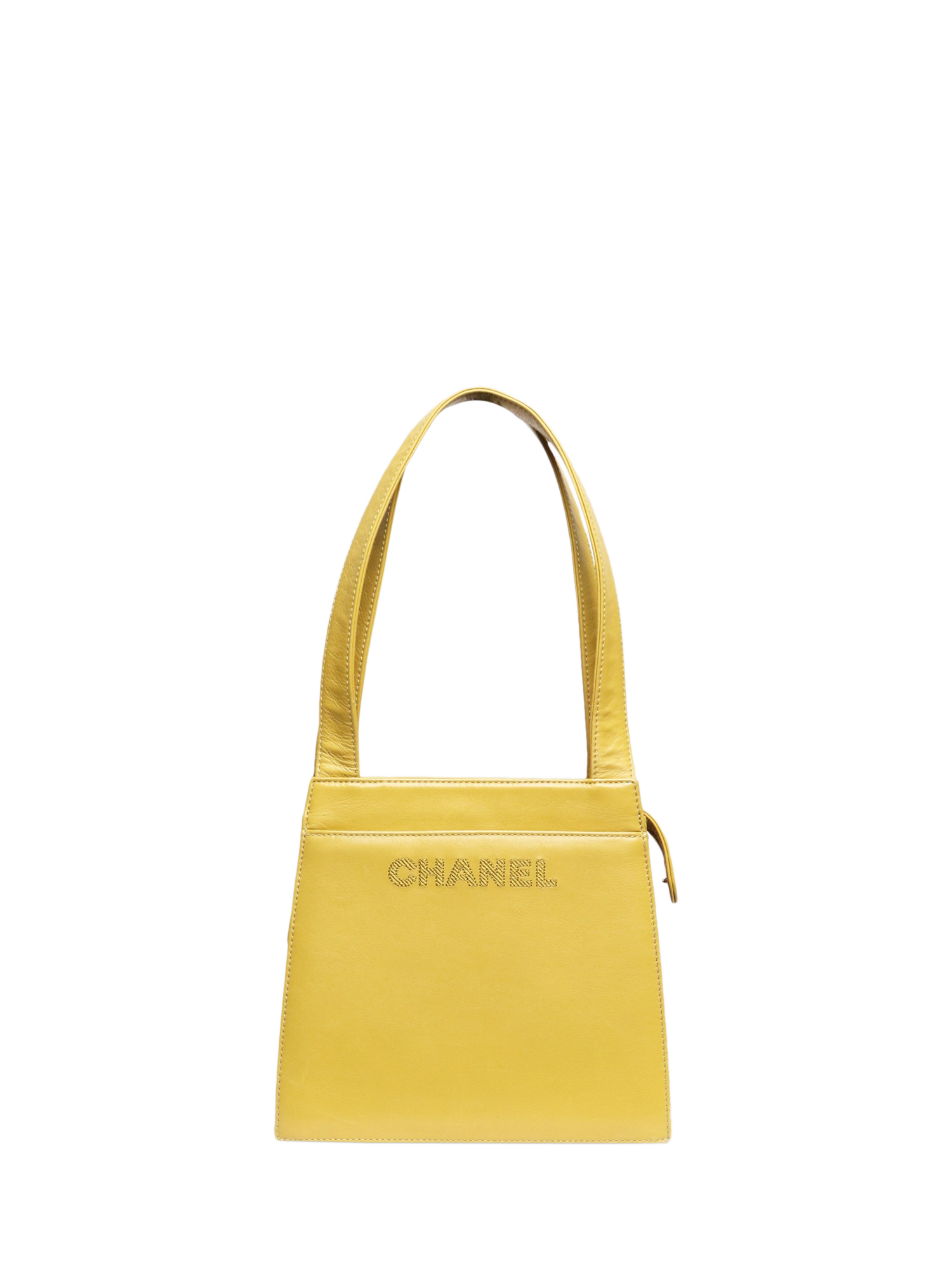 Pre-loved CHANEL Vintage 1997 Embroidered Shoulder Bag, Green