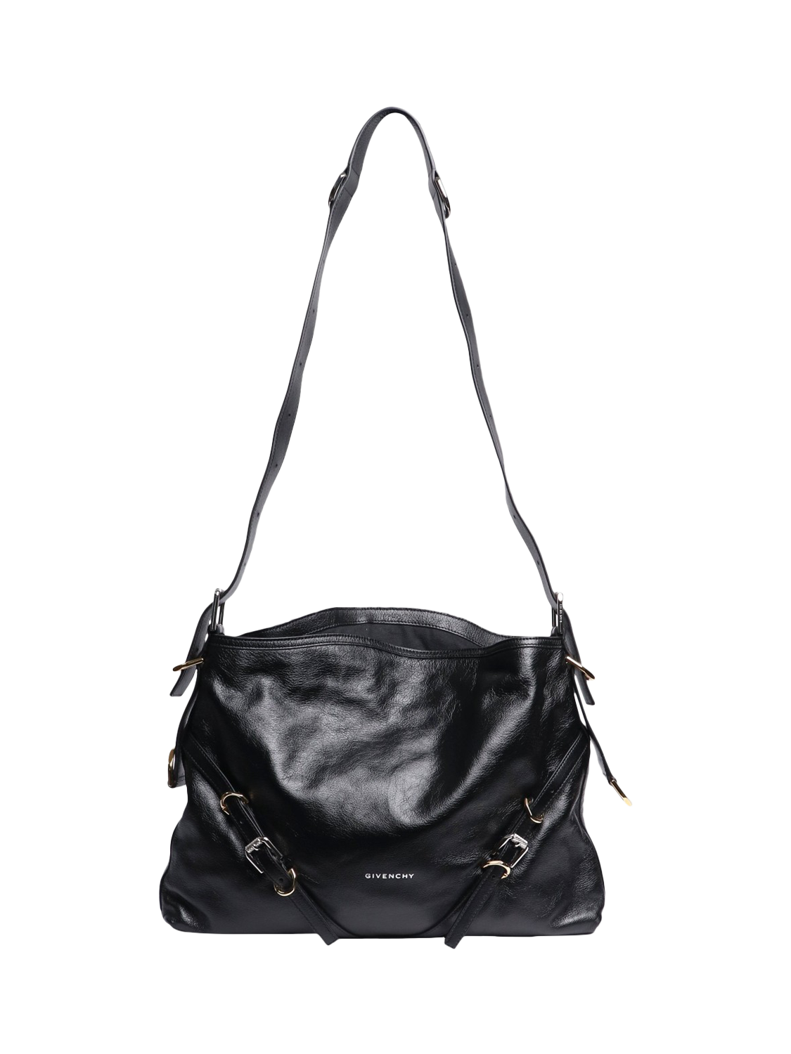 Pre-loved Givenchy Voyou Medium Shoulder Bag, Black