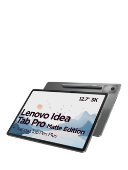 Lenovo IdeaTab Pro Matte Edition Tablet, Android, 8GB RAM, 128GB, 12.7”, with Tab Pen Plus, Luna Grey, Luna Grey