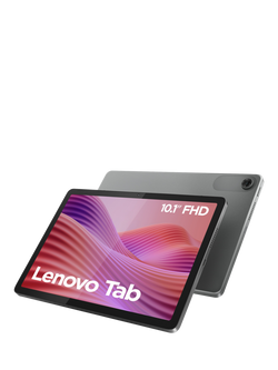 Lenovo Tab Tablet, Android, 4GB RAM, 128GB, 10.1”, with Clear Case, Grey, Grey