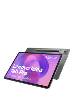 Lenovo IdeaTab Pro Tablet, Android, 8GB RAM, 128GB, 12.7”, with Tab Pen Plus, Luna Grey, Luna Grey