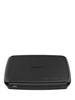 Humax Aura EZ 2TB 4K Ultra HD Smart Android Freeview Play TV Recorder, Black, Black