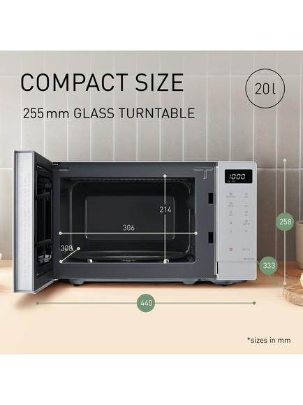 Panasonic NNST23QMBPQ Microwave, 20L, Silver - view 2, Silver