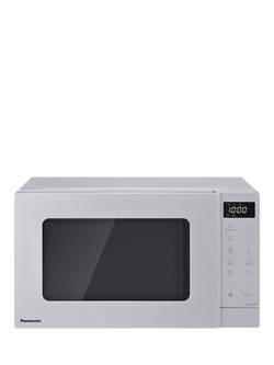 Panasonic NNGT23QMBPQ Microwave with Grill, 20L, Silver, Silver