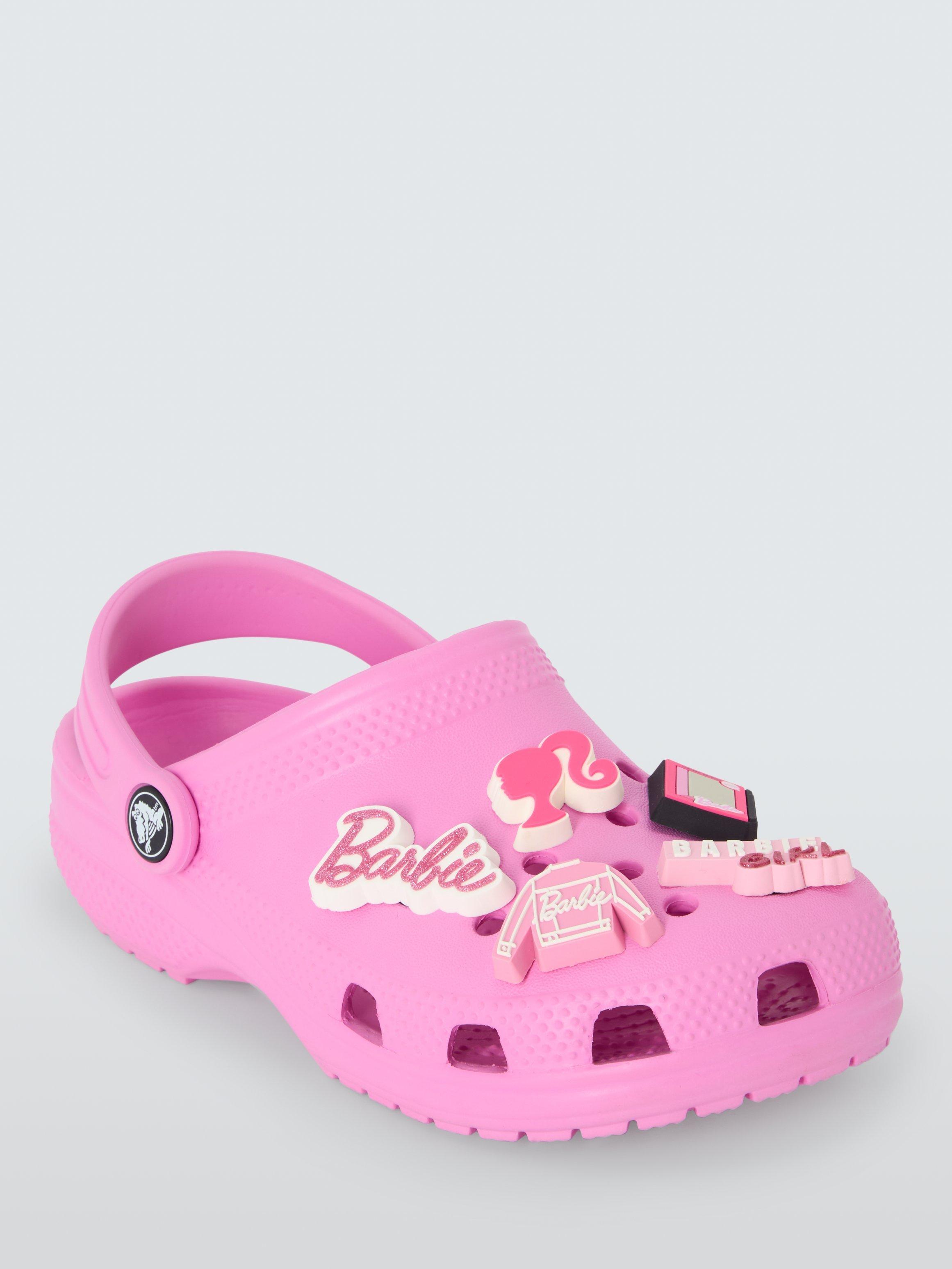 Product image 2 of 3, which shows Crocs Kids' Barbie Jibbitz, Pack of 5, Multi