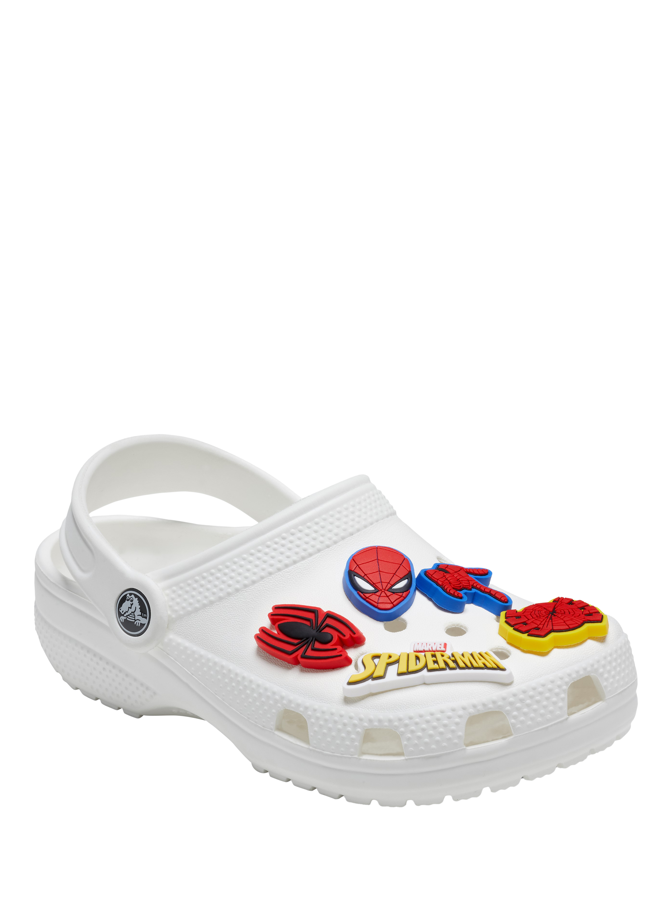 Product image 4 of 4, which shows Crocs Kids' Spiderman Jibbitz, Pack of 5, Multi