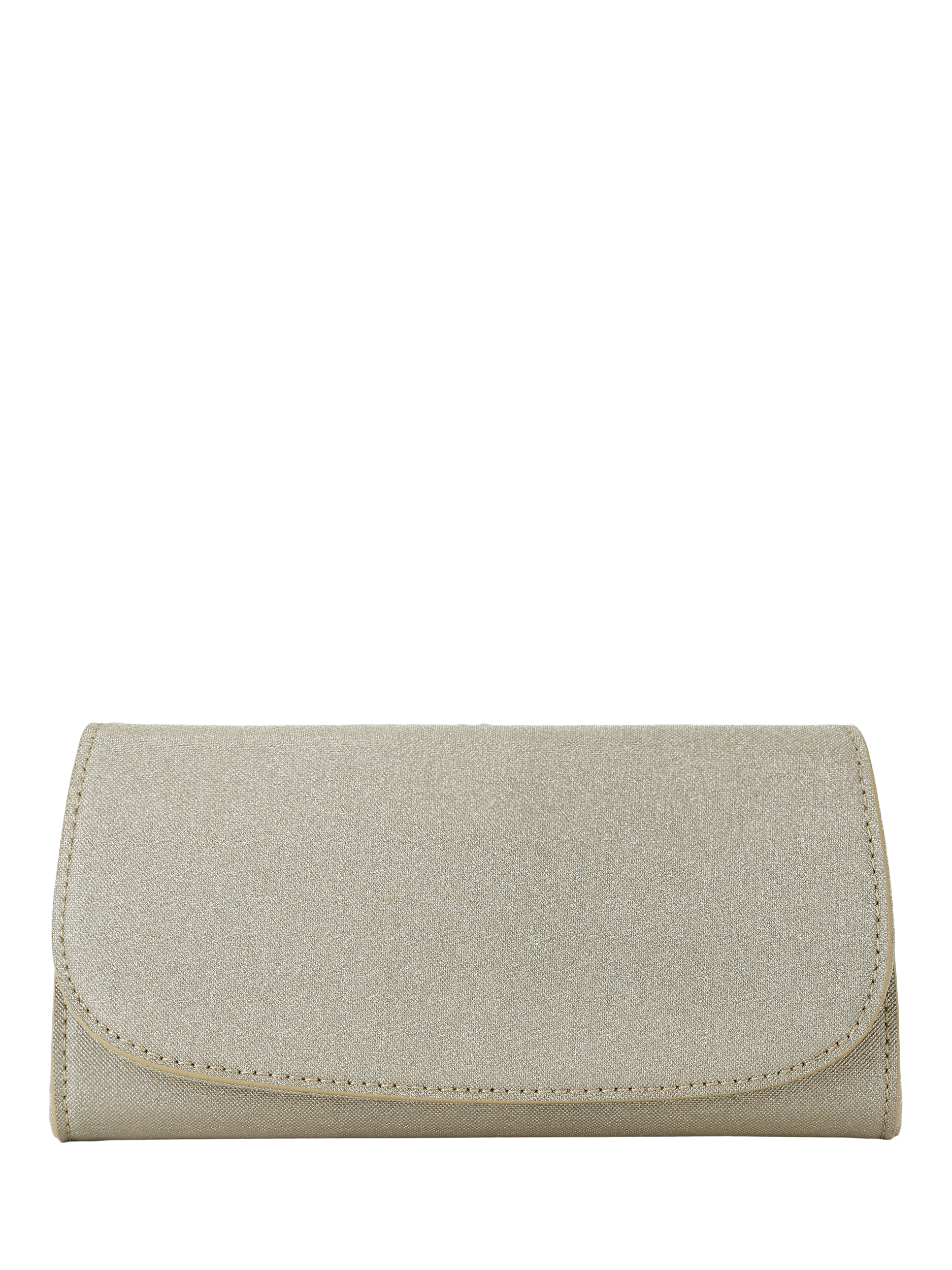 Product image 1 of 6, which shows KG Kurt Geiger Blake Clutch Bag, Gold
