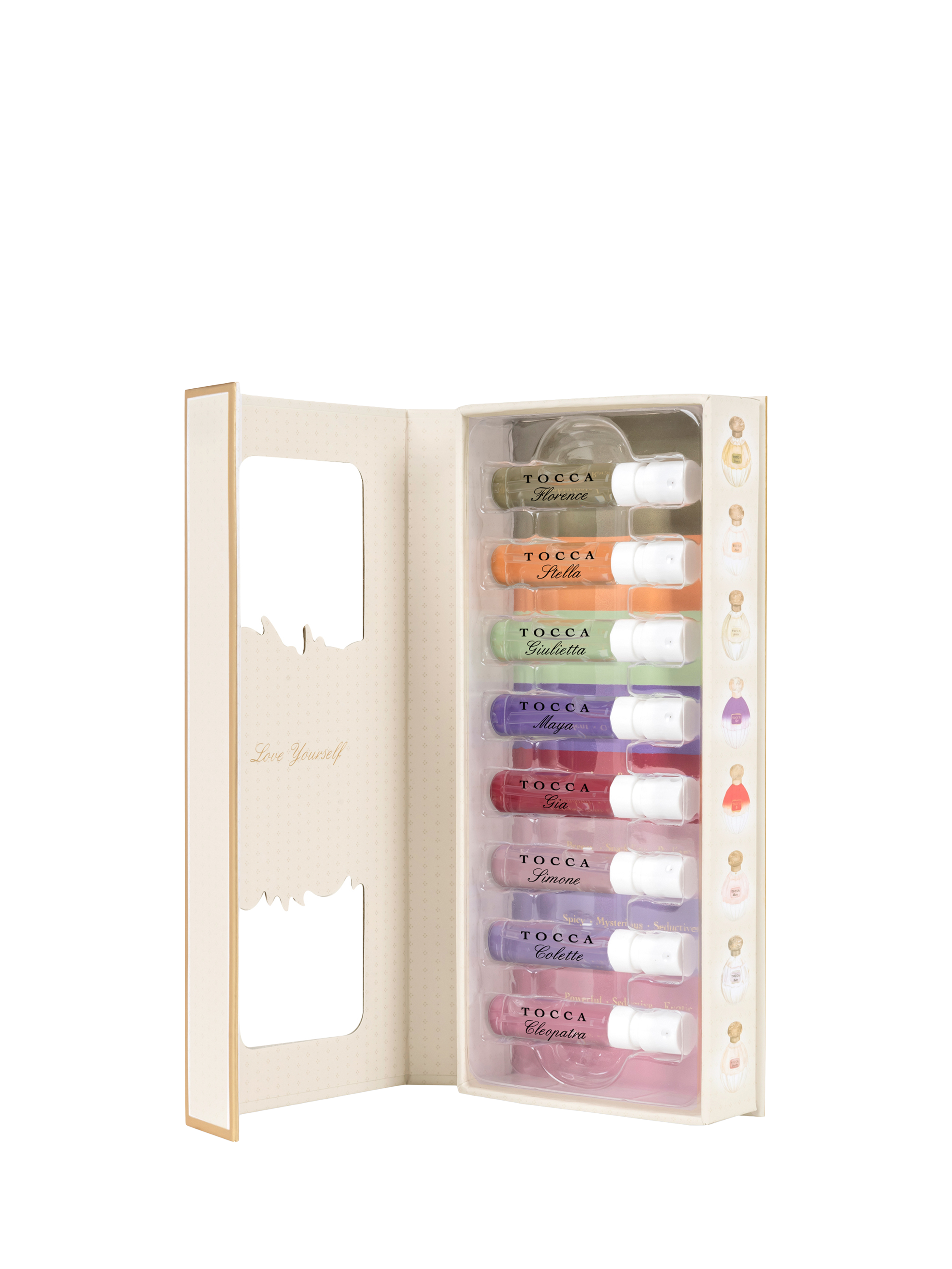 Product image 3 of 3, which shows TOCCA Eau de Parfum Mini Discovery Fragrance Gift Set, 8 x 1.5ml