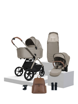 Silver Cross Cove Pushchair and Accessories Bundle, Champagne