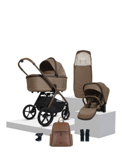 Silver Cross Cove Pushchair and Accessories Bundle, Maple